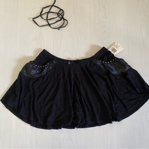 Guess Black A-Line Skirt with pockets and Rhinestones